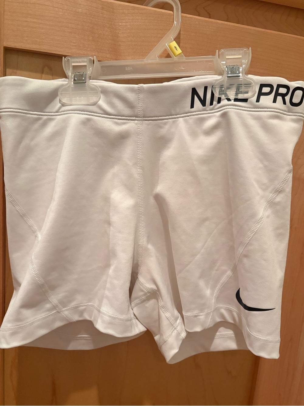 Women’s Nike Pro White Compression Shorts